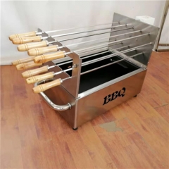 Double square stick rotation, Cyprus - style small, convenient barbecue equipment