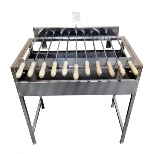 Small protable BBQ grill Charcoal Spit Rotisserie Cyprus Grill Stainless Steel Foukou Rotisserie