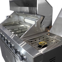 Stainless steel gas stove barbecue grill