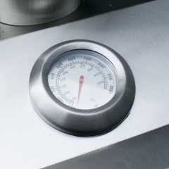 Four à pizza extérieur en acier inoxydable au feu de bois Four à pizza extérieur avec cheminée pour usage commercial