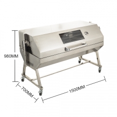 Charcoal outdoor chicken lamb BBQ Spit Roast machine , bbq rotisserie , pig grill