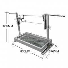 Customized Camping BBQ Grill Stove Portable Stainless Steel bbq rotiserie santa maria smoker outdoor kitchen