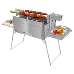 Cyprus BBQ : Barbecue rotatif portable et léger pour camping en plein air
