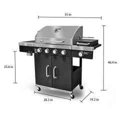 Petit barbecue au gaz propane : une centrale électrique compacte pour de grandes saveurs dans des espaces restreints