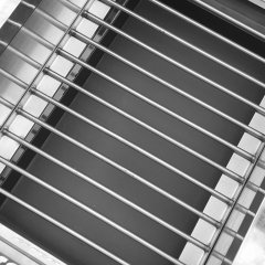 Grill multifonctionnel en acier inoxydable au charbon argentin