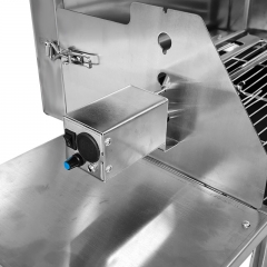 Rôtissoire chypriote en acier inoxydable Souvlaki Grill à rotation automatique pour barbecue