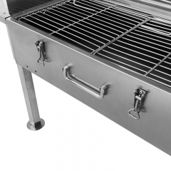 Rôtissoire chypriote en acier inoxydable Souvlaki Grill à rotation automatique pour barbecue